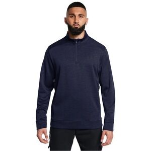 Under Armour Fleece Twist QZ Long-Sleeve Quarter-Zip Pullover - Midnight Navy L